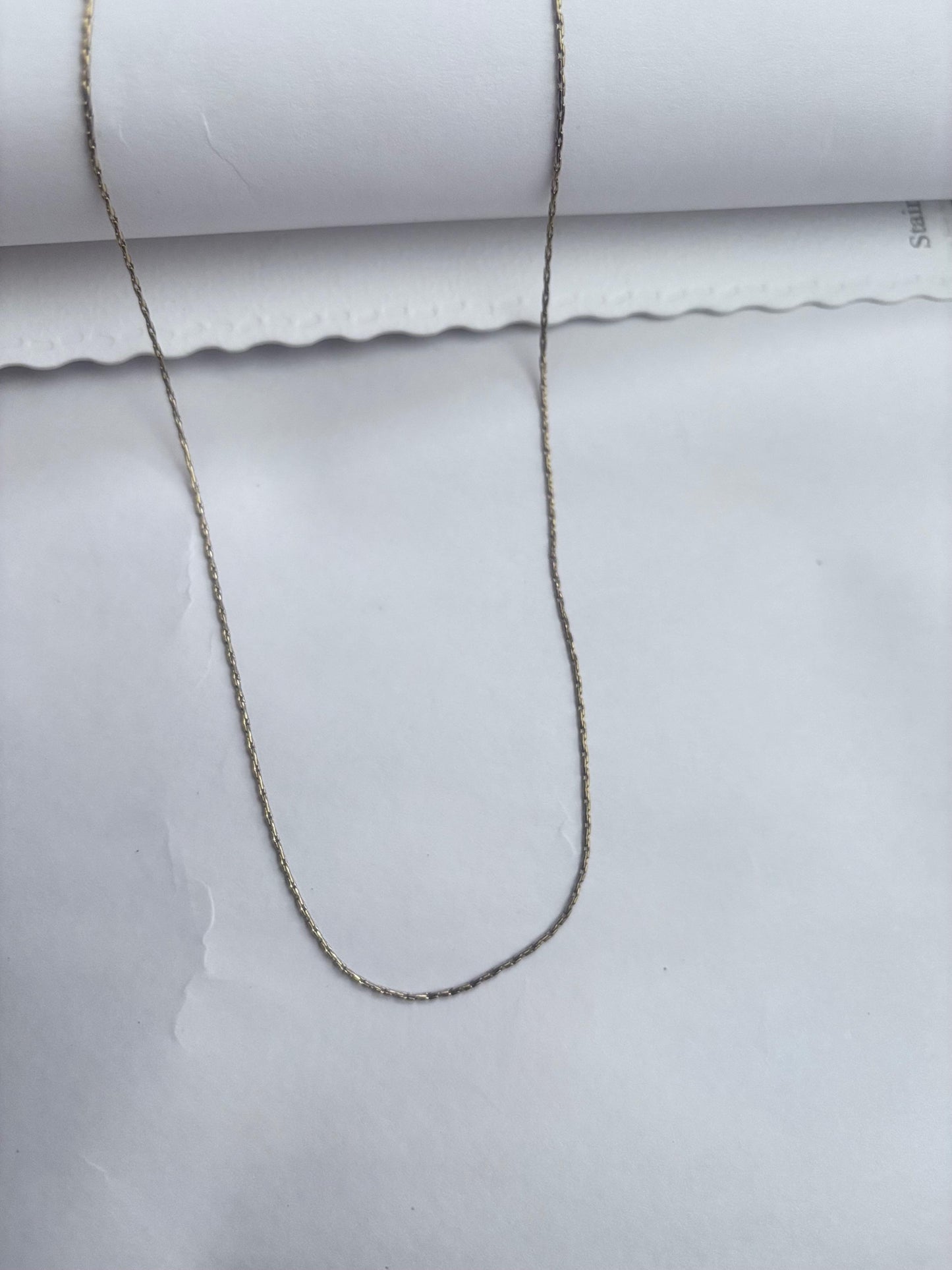 Saivanyas Minimal Silver Snake Chain Necklace – Sleek Daily Wear Chain for Women